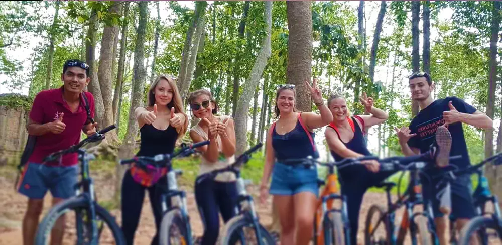 Temples et campagnes à VTT